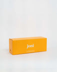 Yellow casepack of joni regular tampons for commercial washrooms