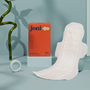 joni bamboo overnight pads for heavy flow displayed with packaging, showcasing ultra-thin and ultra-absorbent design.