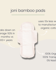 joni PADS ORGANIC OVERNIGHT | 6 PADS